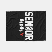 Zorgzame moeder 2026 Trotse moeder van eindexamenk Fleece Deken (Voorkant (Horizontaal))