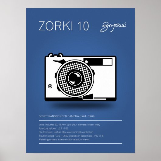 Zorki 10 poster (Voorkant)