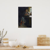 Zorn - Aardappels schillen Poster (Keuken)