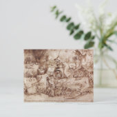 Zorn (Anger) van Pieter Bruegel de Ouderen Briefkaart (Staand voorkant)