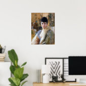 Zorn - Lady met kaap 1887 Poster (Thuiskantoor)