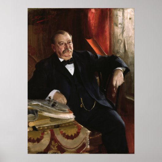 Zorn - Portret door Anders Zorn Poster (Voorkant)