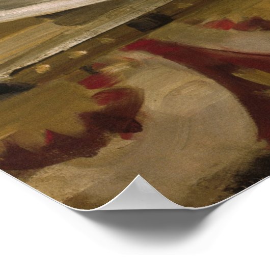 Zorn - portret van Anders Zorn Poster (Hoek)