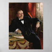Zorn - portret van Anders Zorn Poster (Voorkant)