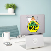Zoro baby aan boord van de sticker (Laptop op bureau)