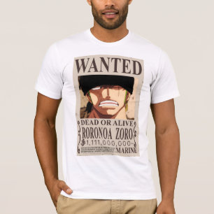 Zoro Gezocht Poster Man T-shirt