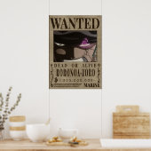 Zoro Third Wanted Poster (Keuken)