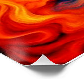 Zoroaster bidden in de eeuwige vlammen perfect poster (Hoek)