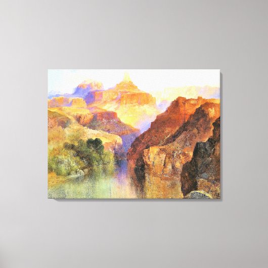 Zoroaster Peak, Grand Canyon, Canvas Afdruk (Voorkant)