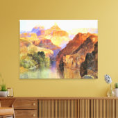 Zoroaster Peak, Grand Canyon, Canvas Afdruk (Insitu (Woonkamer))