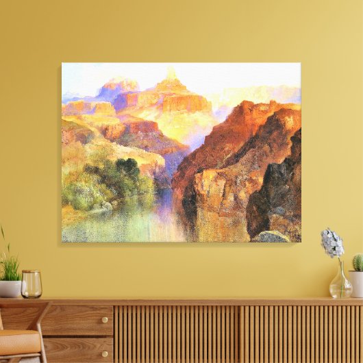 Zoroaster Peak, Grand Canyon, Canvas Afdruk (Insitu (Woonkamer))