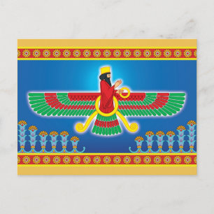 Zoroastrian Persian Faravahar Briefkaart