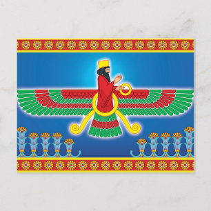 Zoroastrian Persian Faravahar Briefkaart