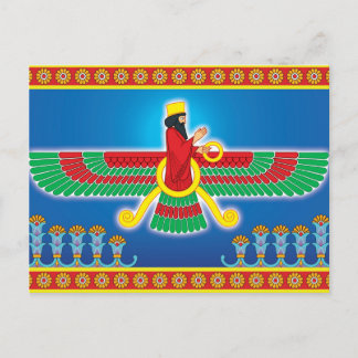 Zoroastrian Persian Faravahar Briefkaart