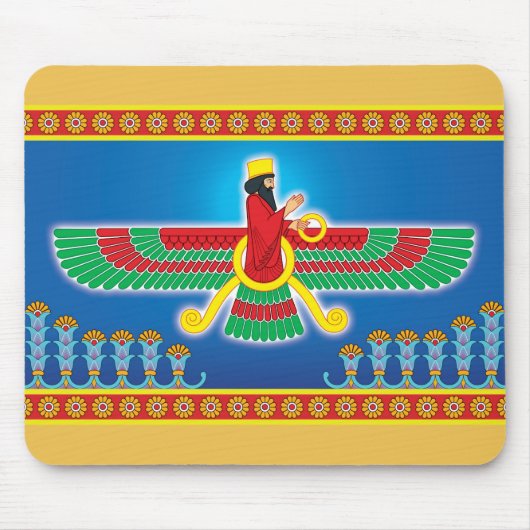 Zoroastrian Persian Faravahar Muismat (Voorkant)