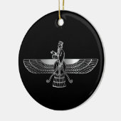 Zoroastrianisme Faravahar Keramisch Ornament (Links)