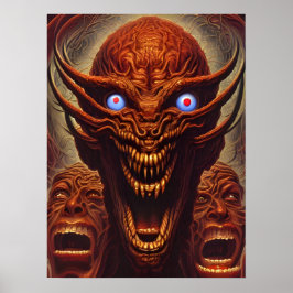 Zoroastrische demonen poster