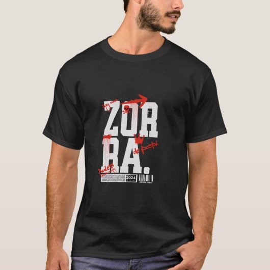 Zorra Spanje Nebulosa Tegen machismo voor vrijheid T-shirt (Voorkant)