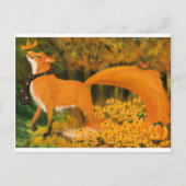 Zorrito de Otoño Briefkaart (Voorkant)