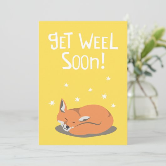 Zorrito durmiendo aankondiging (Staand voorkant)