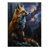 Zorro Celestial: Guardián del Cosmos Perfect Poster (Voorkant)