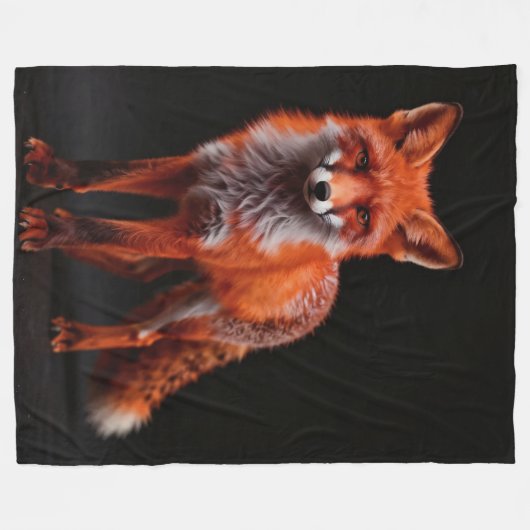 Zorro nocturno fleece deken (Voorkant (Horizontaal))