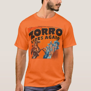 Zorro rijdt opnieuw op het T-shirt van Man - Legen