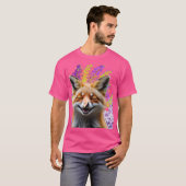 Zorro tierno entre flores t-shirt (Voorkant volledig)