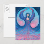 Zorya Dawn Goddess Slavic Folklore Surreal Fantasy Briefkaart (Voorkant / Achterkant)