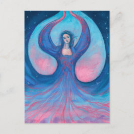Zorya Dawn Goddess Slavic Folklore Surreal Fantasy Briefkaart