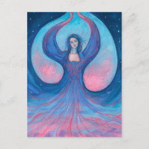 Zorya Dawn Goddess Slavic Folklore Surreal Fantasy Briefkaart