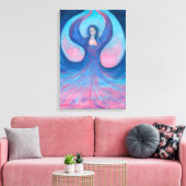 Zorya Dawn Goddess Slavic Folklore Surreal Fantasy Canvas Afdruk (Insitu (Woonkamer))