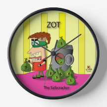 Zot Wandklok Nummer 2 - De Safecracker
