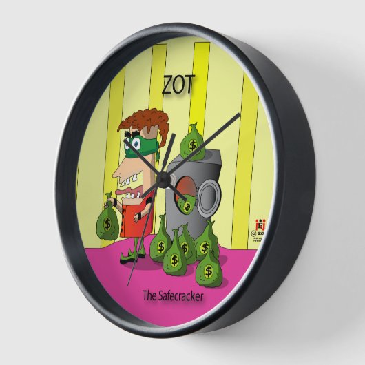 Zot Wandklok Nummer 2 - De Safecracker (Hoek)