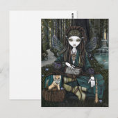 Zoti Natuur Awen Sage Fairy Balance Fae Briefkaart (Voorkant / Achterkant)