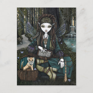 Zoti Natuur Awen Sage Fairy Balance Fae Briefkaart