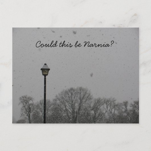 Zou dit Narnia kunnen zijn? Briefkaart (Voorkant)