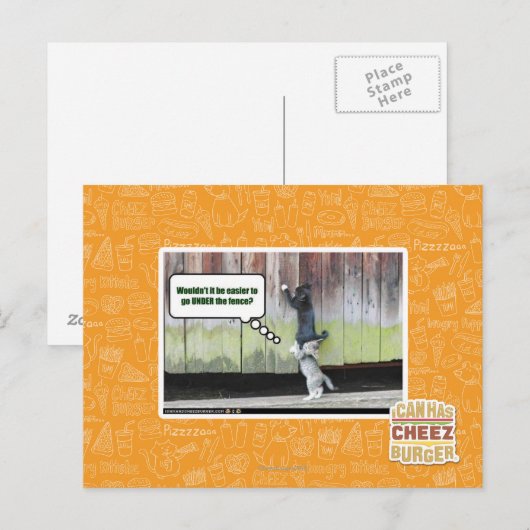 Zou het niet makkelijker zijn briefkaart (Voorkant / Achterkant)