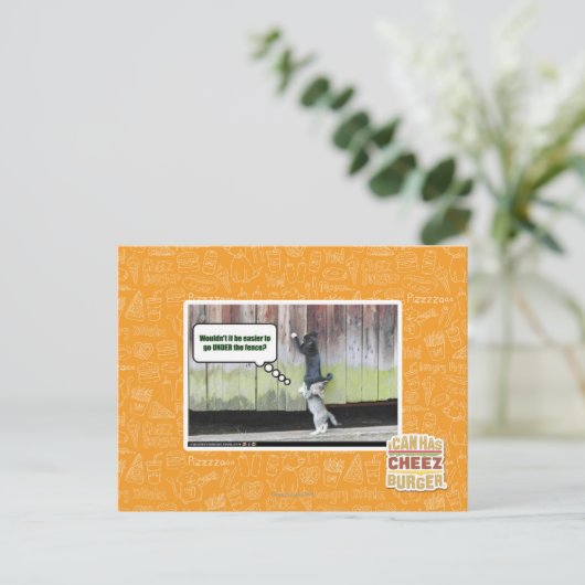 Zou het niet makkelijker zijn briefkaart (Staand voorkant)