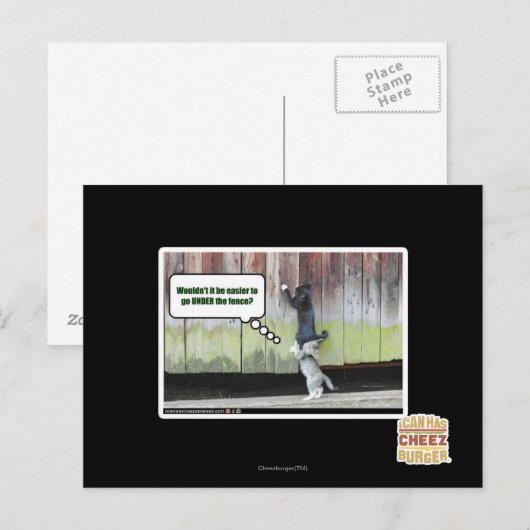 Zou het niet makkelijker zijn briefkaart (Voorkant / Achterkant)