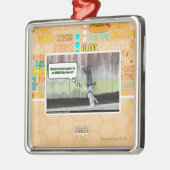 Zou het niet makkelijker zijn? metalen ornament (Links)