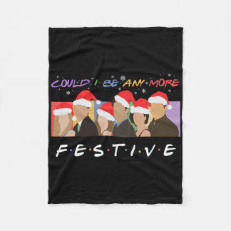 Zou ik nog vrolijker kunnen zijn Grappige Kerst vo Fleece Deken