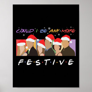 Zou ik nog vrolijker kunnen zijn Grappige Kerst vo Poster