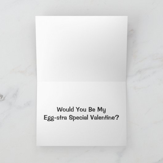 Zou je mijn speciale Valentijn zijn? Feestdagen Kaart (Binnen)