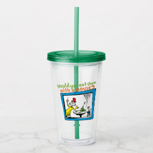 Zou je ze met een muis eten? acryl drinkbeker