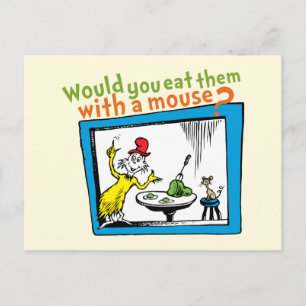 Zou je ze met een muis eten? briefkaart
