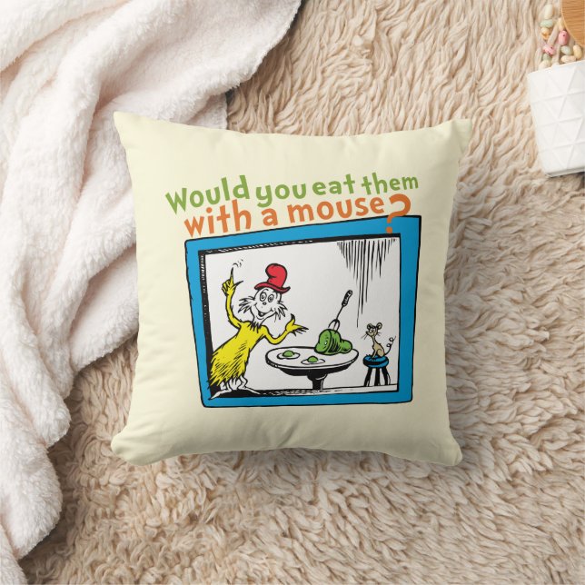 Zou je ze met een muis eten? kussen (Deken)
