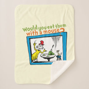 Zou je ze met een muis eten? sherpa deken