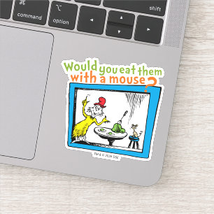 Zou je ze met een muis eten? sticker