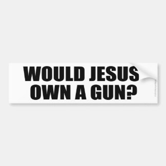 ZOU JESUS EEN PISTOOL BEZITTEN? sticker voor pisto